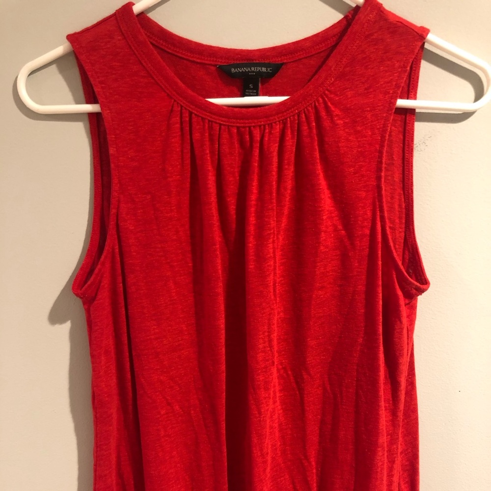 Never Worn Red Banana Republic Tank